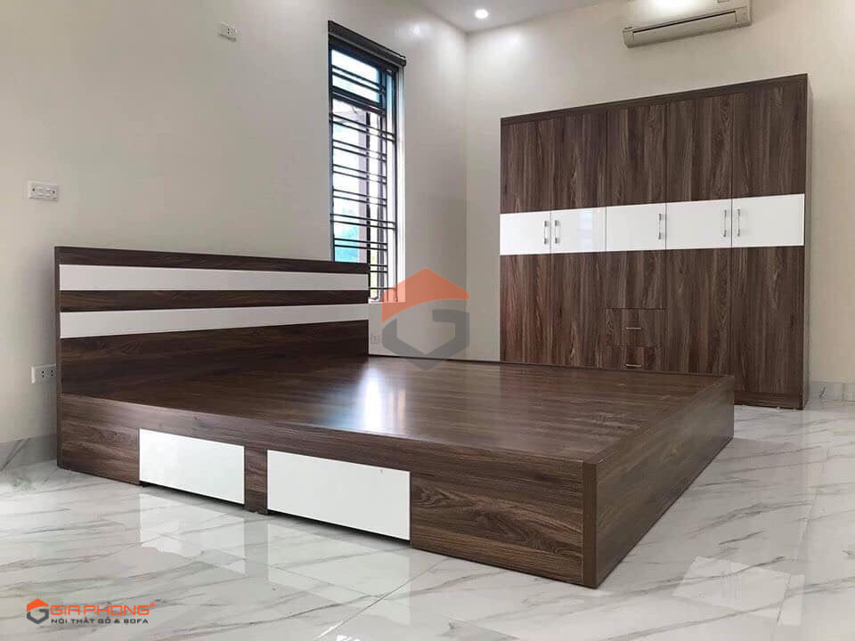 Giường gỗ có ngăn kéo - Sự lựa chọn tiện ích cho căn phòng