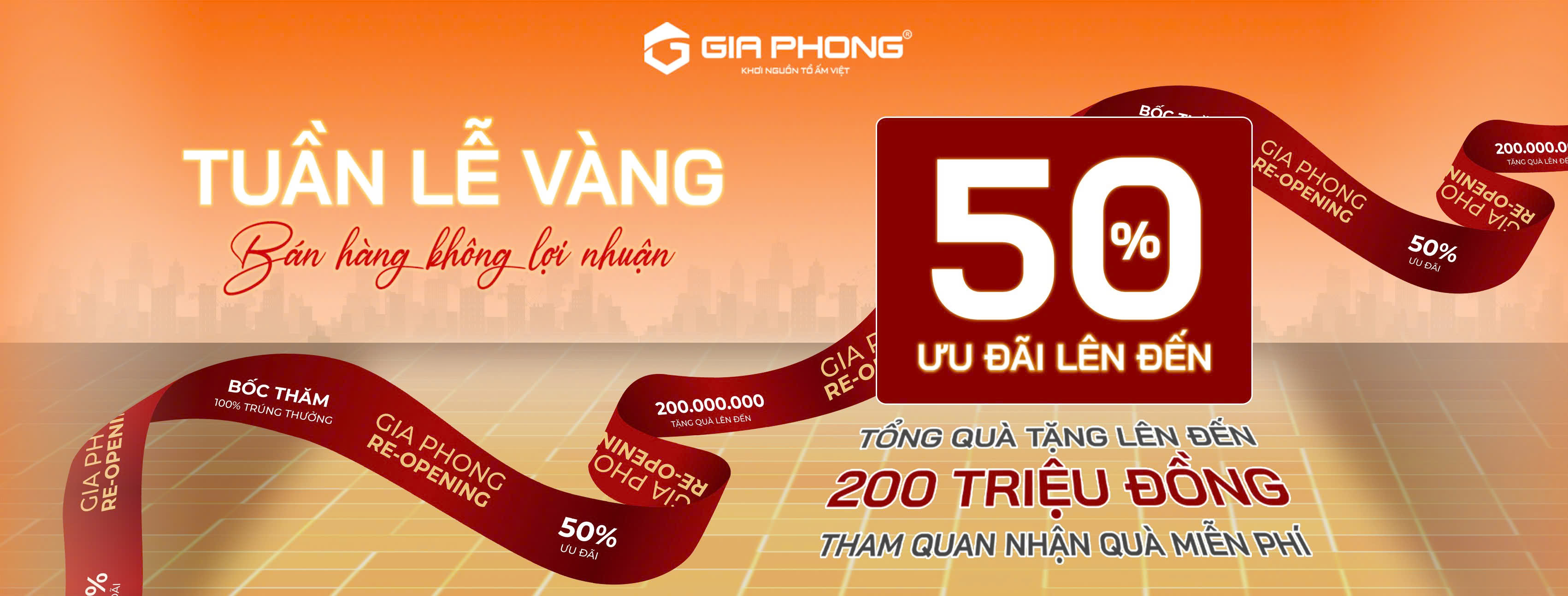 Tuan le vang - Ban hang khong loi nhuan