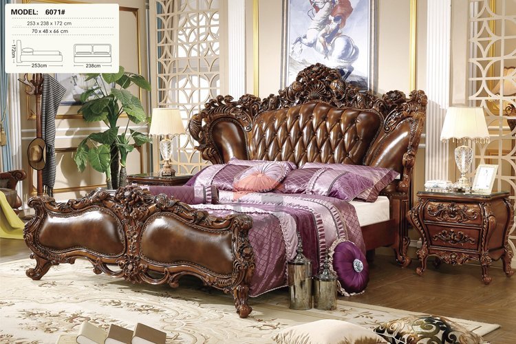 Giường ngủ tân cổ điển 6071