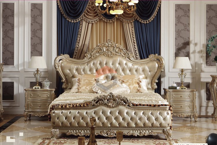 Giường ngủ tân cổ điển K878#