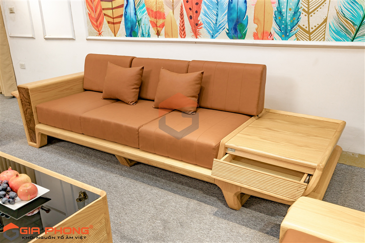 Sofa Gỗ Sồi  BKSD12