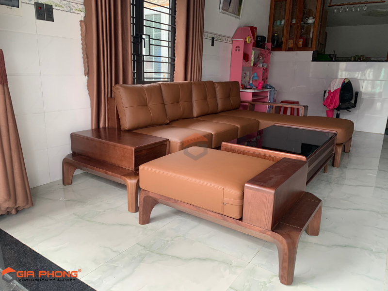 Bàn giao mẫu sofa nỉ cho khách hàng Anh Sơn tại Đại Lộc - Quảng Nam.