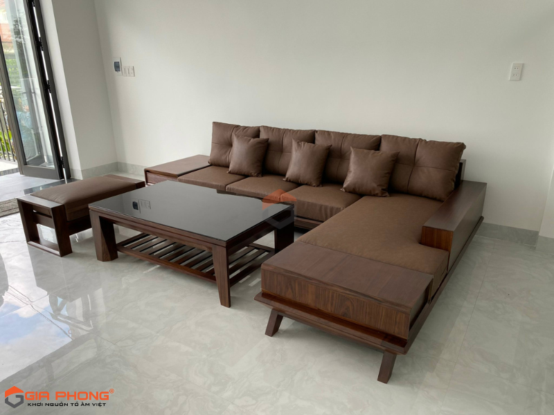 Bàn giao mẫu sofa nỉ cho khách hàng Chị Ngọc tại Hòa Vang - Đà Nẵng