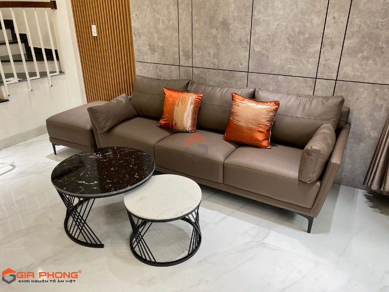 Bàn giao mẫu sofa nỉ cho khách hàng Chị Thủy tại Liên Chiểu - Đà Nẵng.