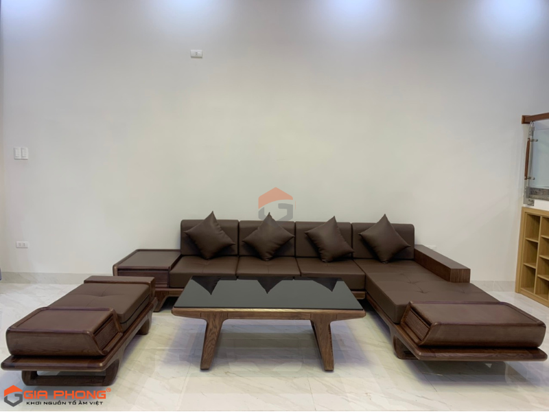 Bàn giao Bộ sofa gỗ cho khách hàng  anh Thuận tại Cẩm Lệ - Đà Nẵng