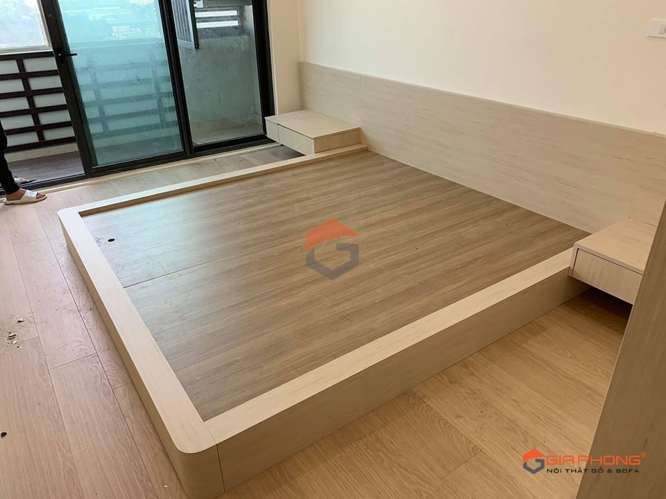 Giường Gỗ MDF 005#