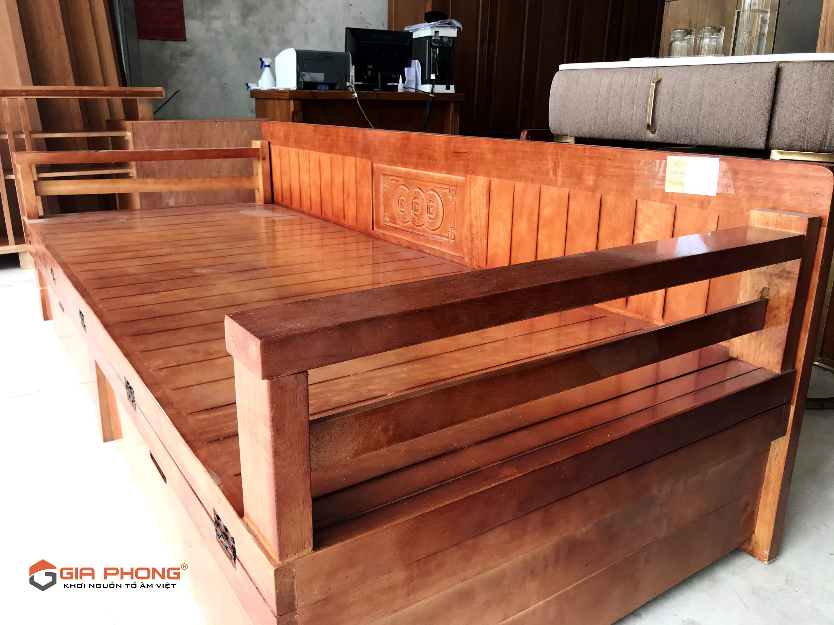 Salon Giường Gỗ Giàng 002#