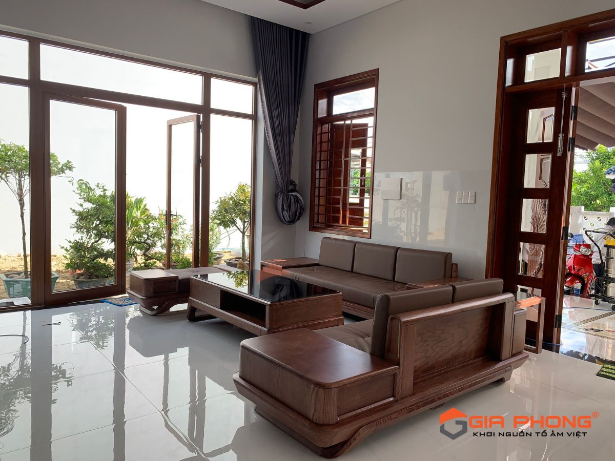 Bàn giao bộ Sofa Gỗ & bàn ăn nhập khẩu
