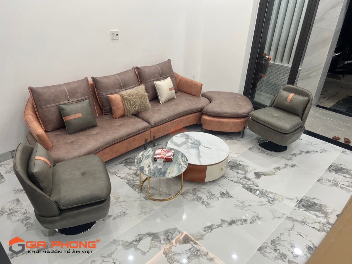 Bàn giao Bộ Sofa nhập khẩu cho Khách hàng