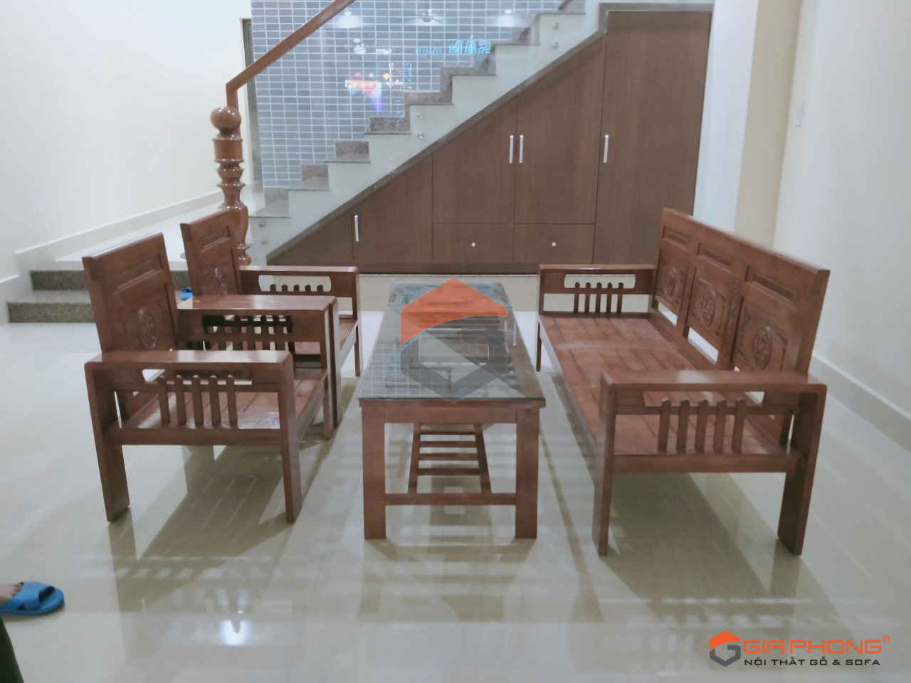 Sofa Gỗ Sồi 001#