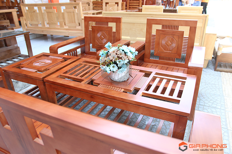 Sofa Gỗ Bích BK002TĐ#