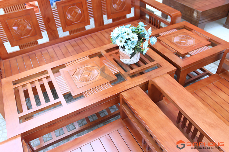 Sofa Gỗ Bích BK002TĐ#