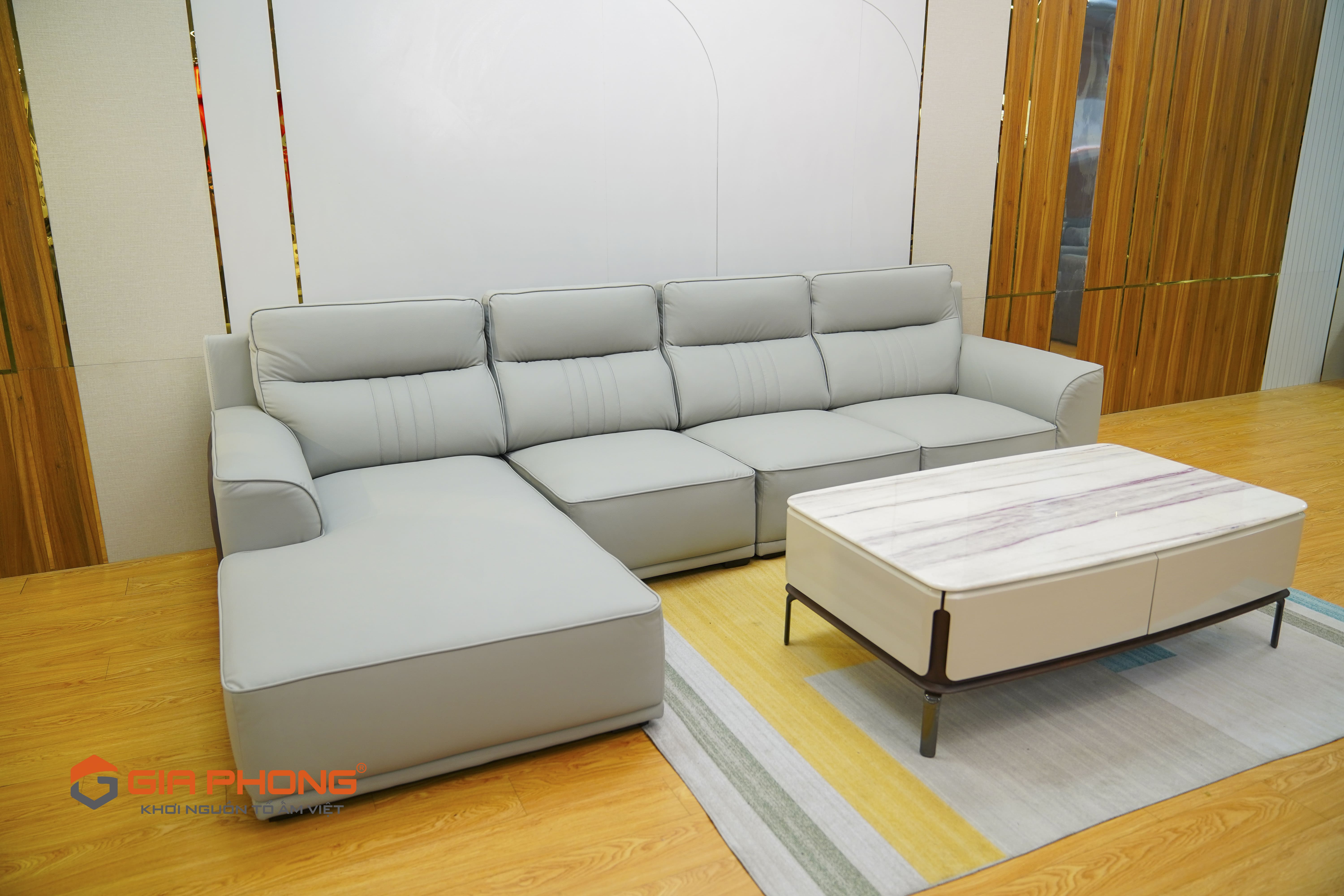 Sofa da kẻ dọc XV03VP