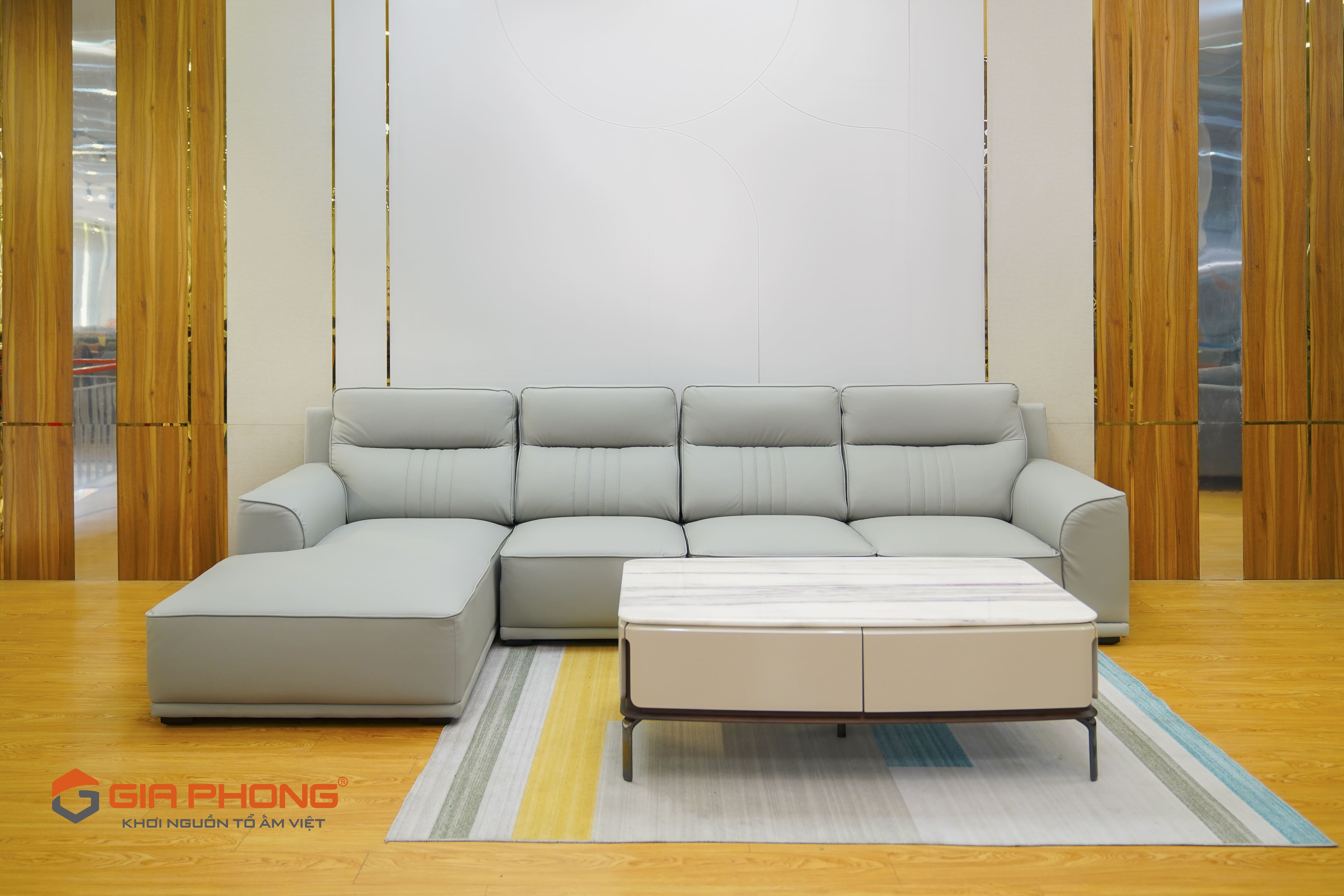 Sofa da kẻ dọc XV03VP