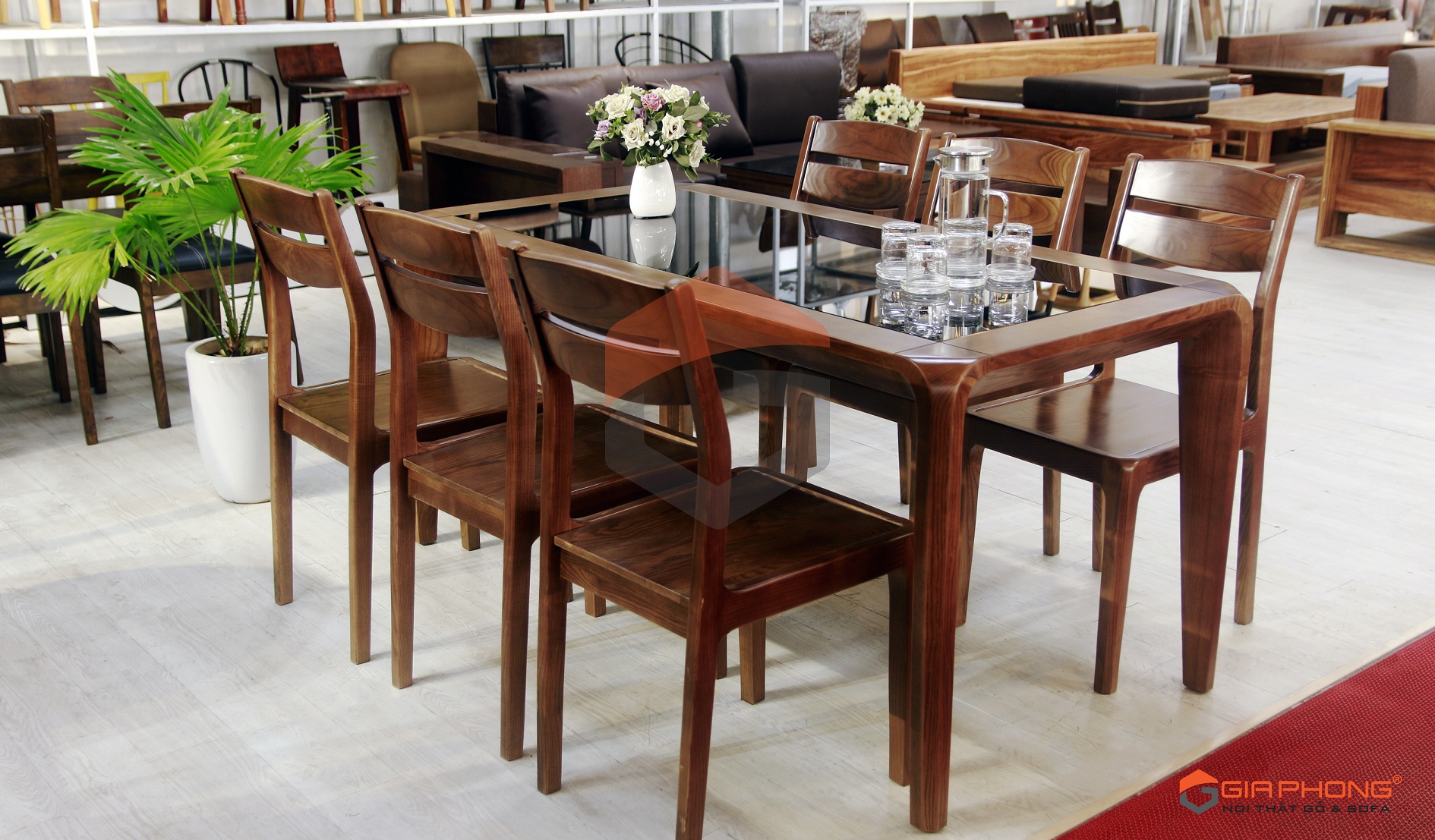 50+ bộ bàn ăn 6 ghế gỗ tự nhiên đẹp giá rẻ -20% 3