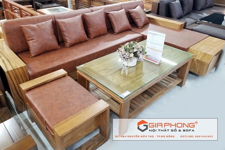 Với thiết kế nổi bật và chất liệu gỗ chắc chắn, chiếc sofa này sẽ làm hài lòng cả những khách hàng khó tính nhất.