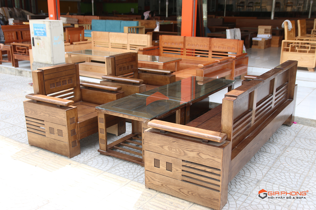 Sofa Gỗ Sồi BK009D1#