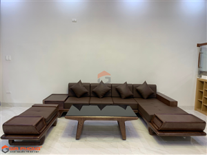 Bàn giao Bộ sofa gỗ cho khách hàng  anh Thuận tại Cẩm Lệ - Đà Nẵng
