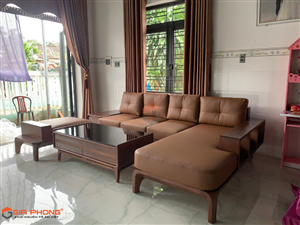 Bàn giao mẫu sofa nỉ cho khách hàng Anh Sơn tại Đại Lộc - Quảng Nam.