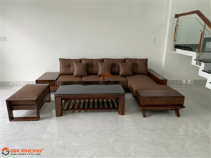 Bàn giao mẫu sofa nỉ cho khách hàng Chị Ngọc tại Hòa Vang - Đà Nẵng