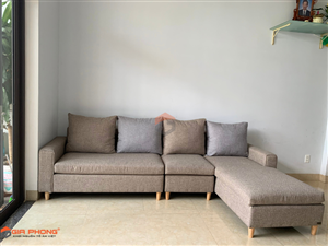 Bàn giao mẫu sofa nỉ cho khách hàng Chị Thanh tại Hòa Liên - Đà Nẵng