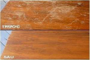 Cách xử lý vết trầy xước nứt nẻ đồ nội thất gỗ