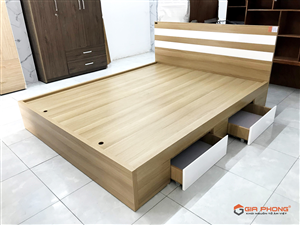Giường gỗ có ngăn kéo - Sự lựa chọn tiện ích cho căn phòng