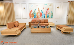 90+ mẫu ghế sofa gỗ có nệm cho phòng khách giá tốt nhất 2024