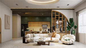 Thiết kế nội thất căn hộ Concept01