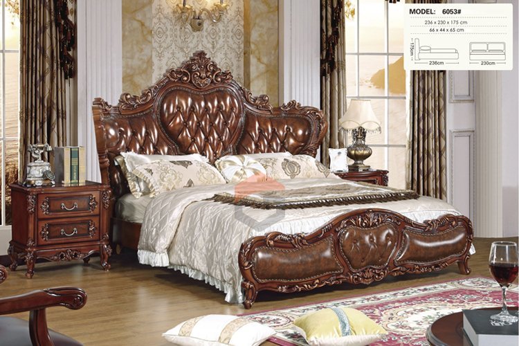 Giường ngủ tân cổ điển 6053