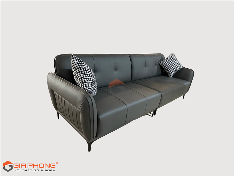 Sofa Băng Da Tay Lưng 2 Viền SFBD25