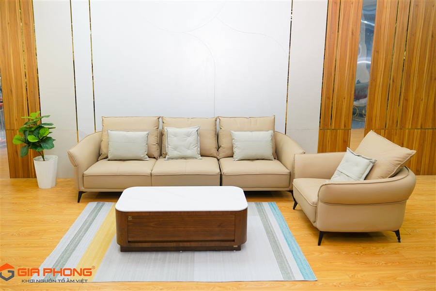 Sofa da chống trầy XV08