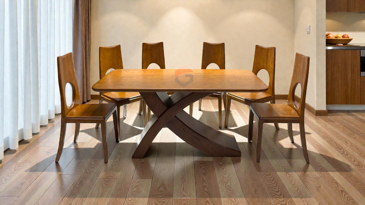 Bàn Ăn Gỗ Sồi BAS68