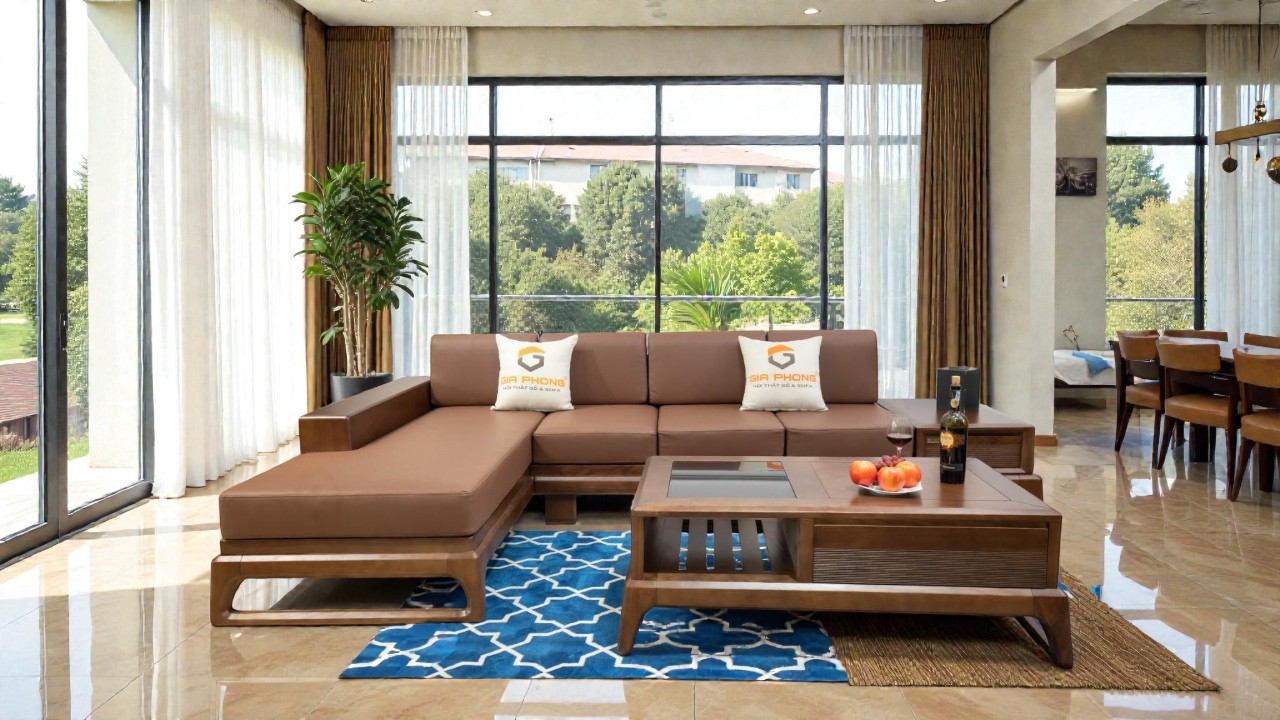   Sofa Gỗ Sồi Đức BK127 (Tần Bì – ASH)