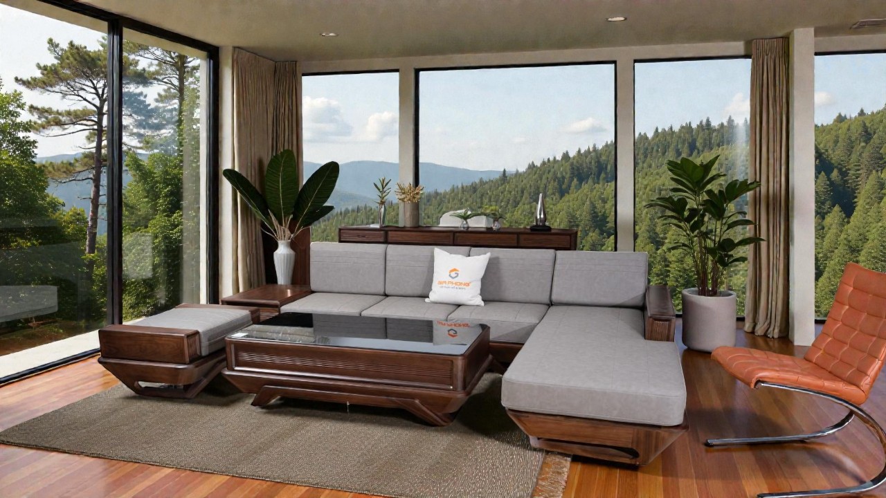 Sofa gỗ BKDH-02VT