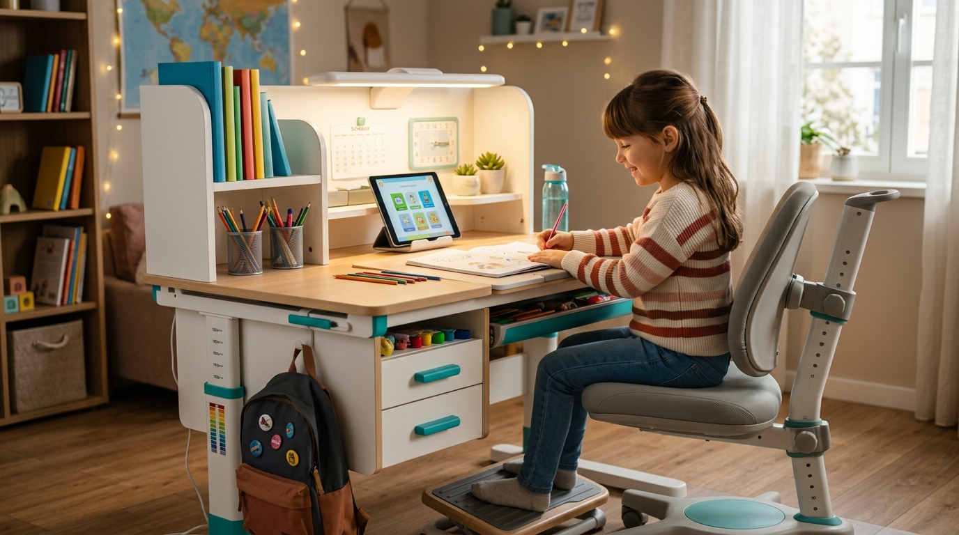 Những Sai Lầm Phổ Biến Của Phụ Huynh Khi Set-up Bàn Học Cho Con