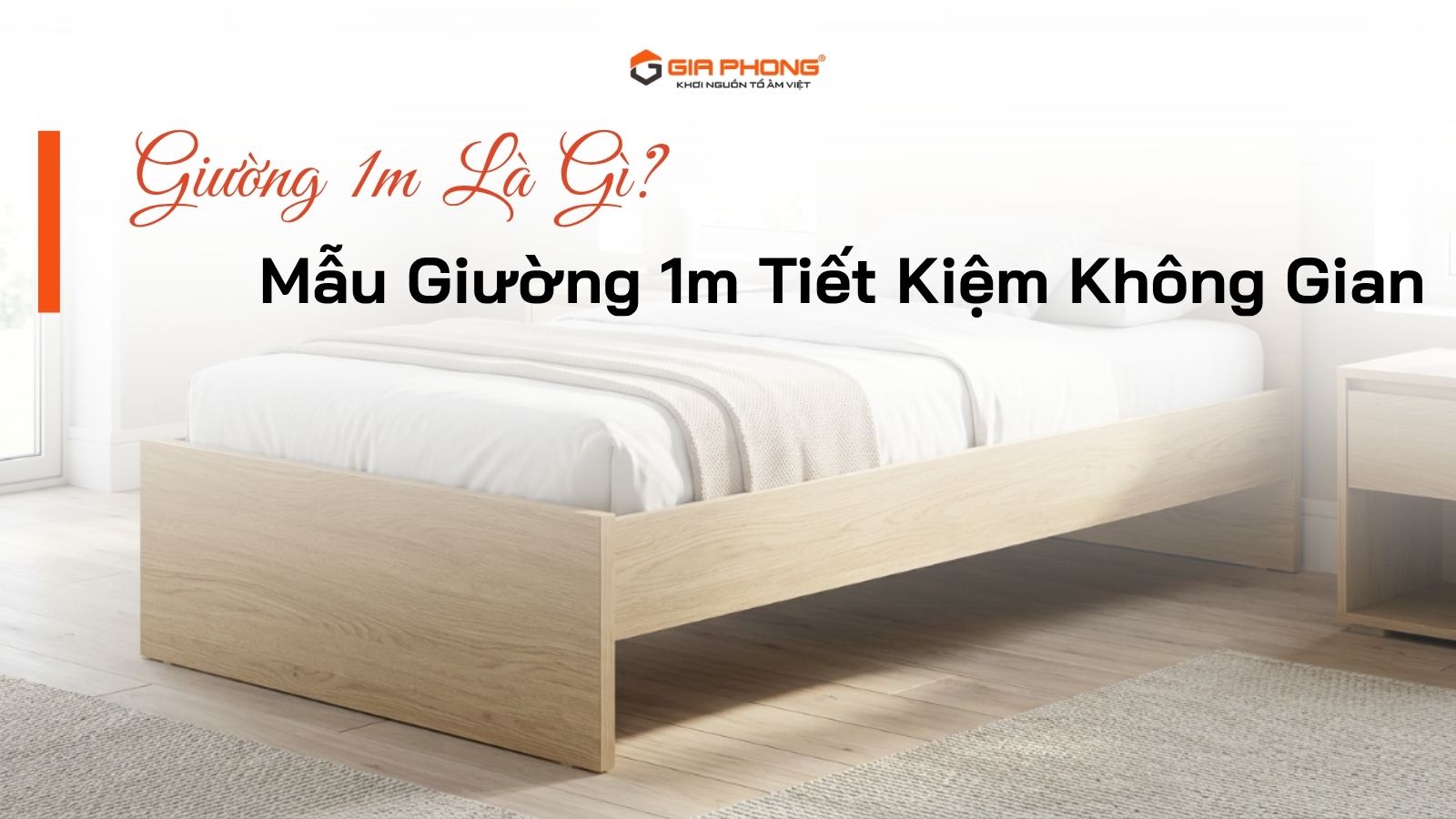 Giường 1m Là Gì? Các Mẫu Giường 1m Đẹp, Tiết Kiệm Không Gian - 6