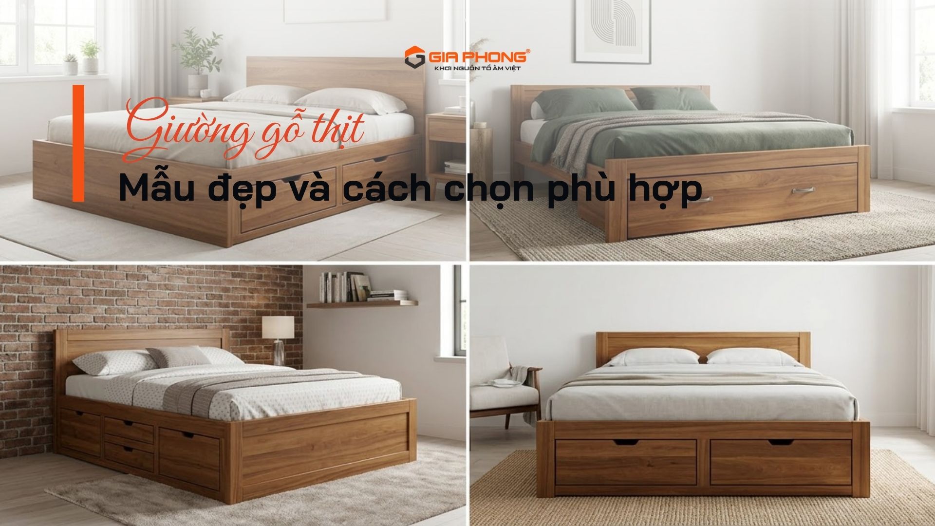 Giường gỗ thịt