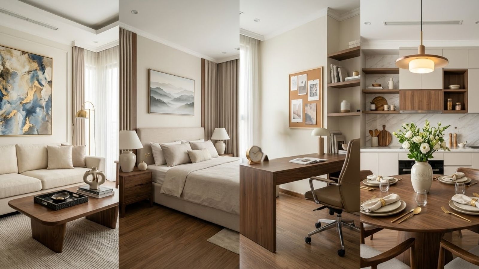 Phối đồ decor trang trí cho phòng khách phòng ngủ phòng làm việc phòng ăn