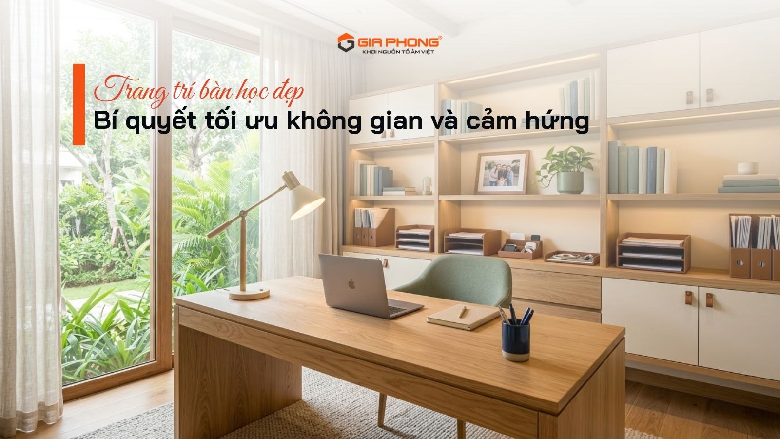 Trang trí bàn học đẹp: Bí quyết tối ưu không gian và cảm hứng - 3