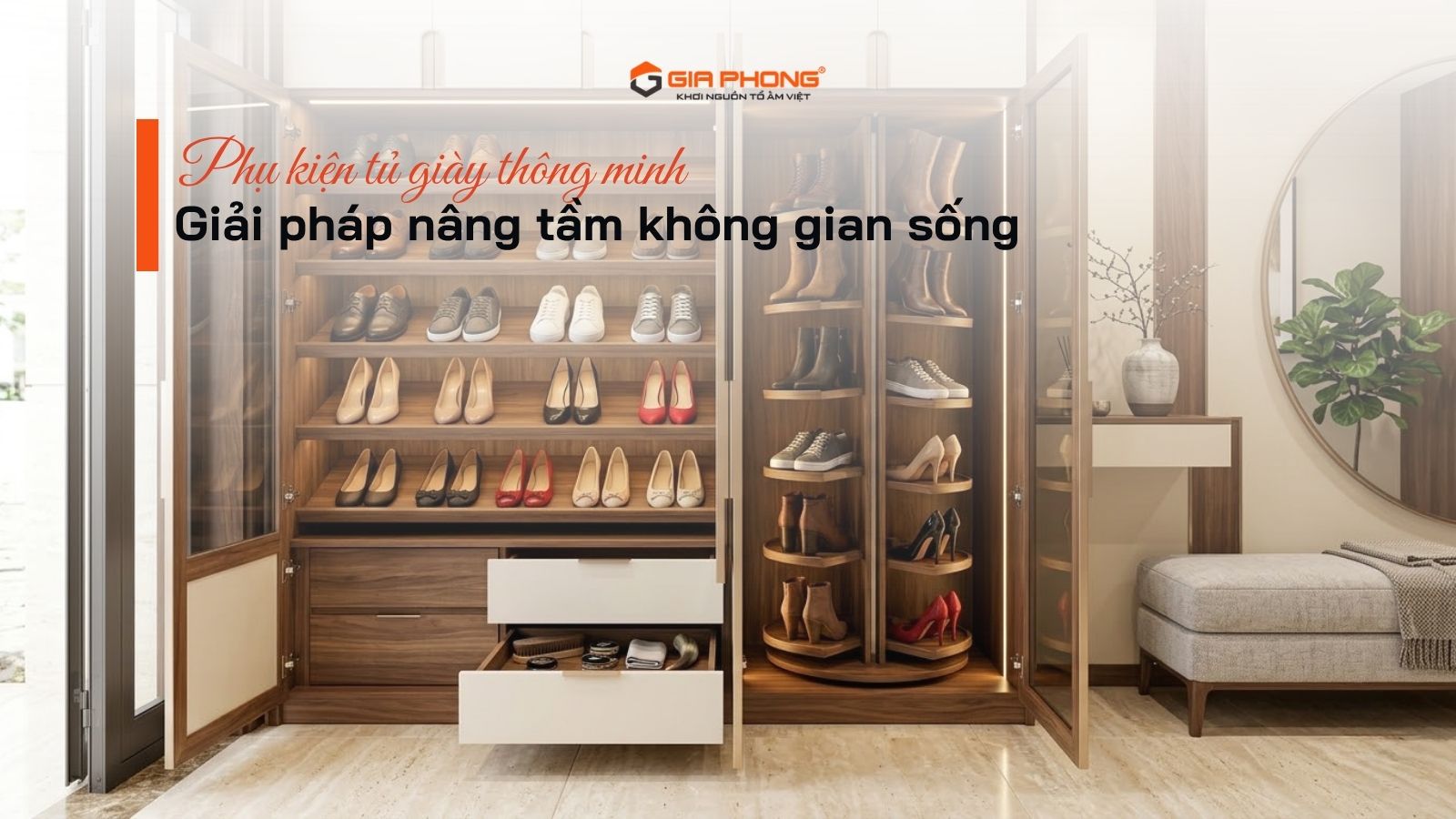 Phụ kiện tủ giày thông minh: Giải pháp nâng tầm không gian sống - 4