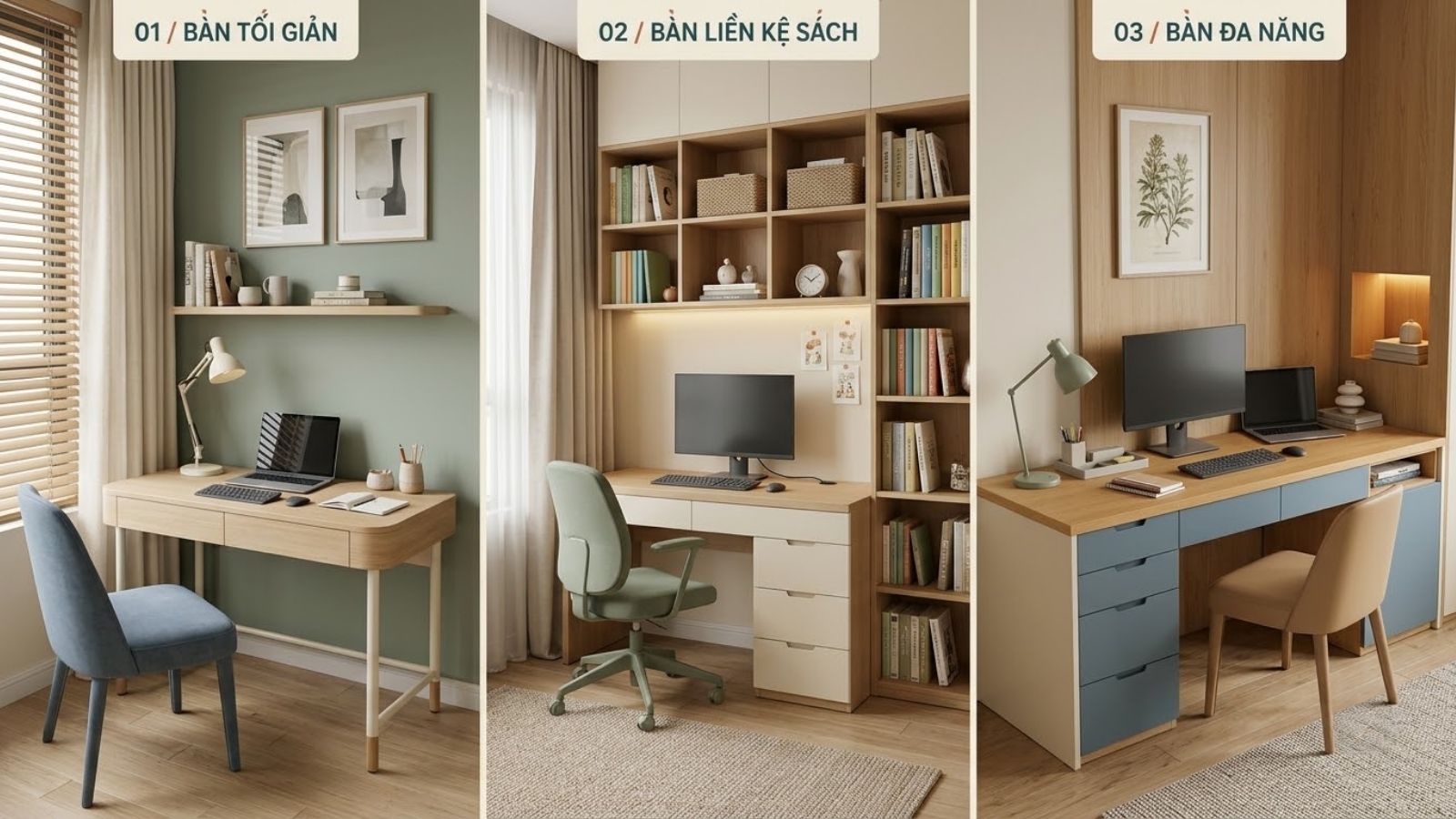 Bàn Học MDF: Ưu nhược điểm & kinh nghiệm chọn mua 2026 - 2