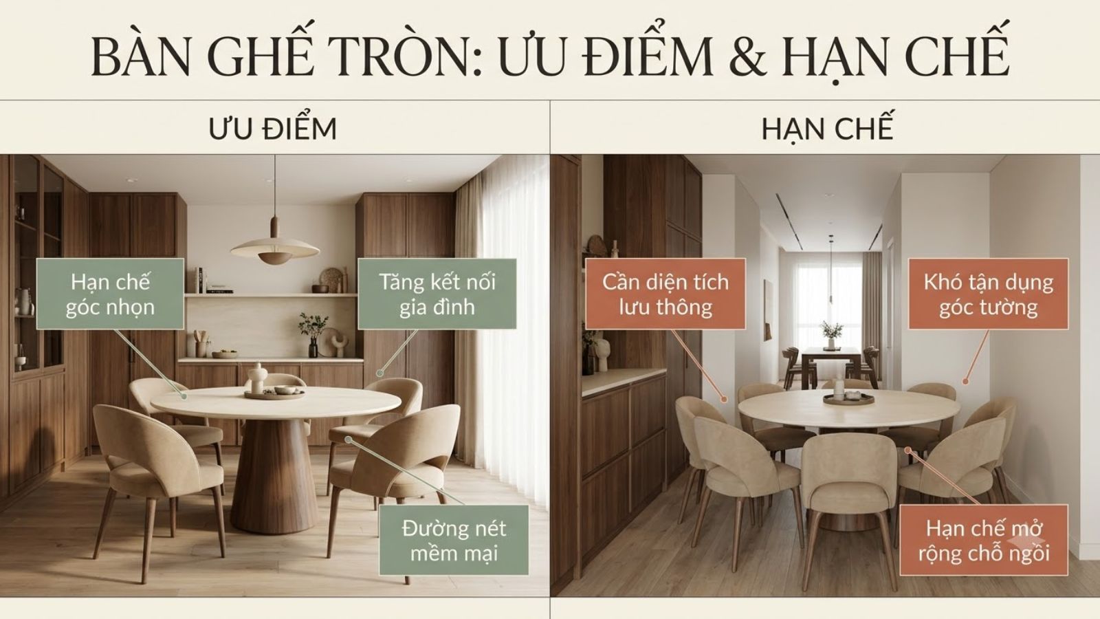 ban ghe tron