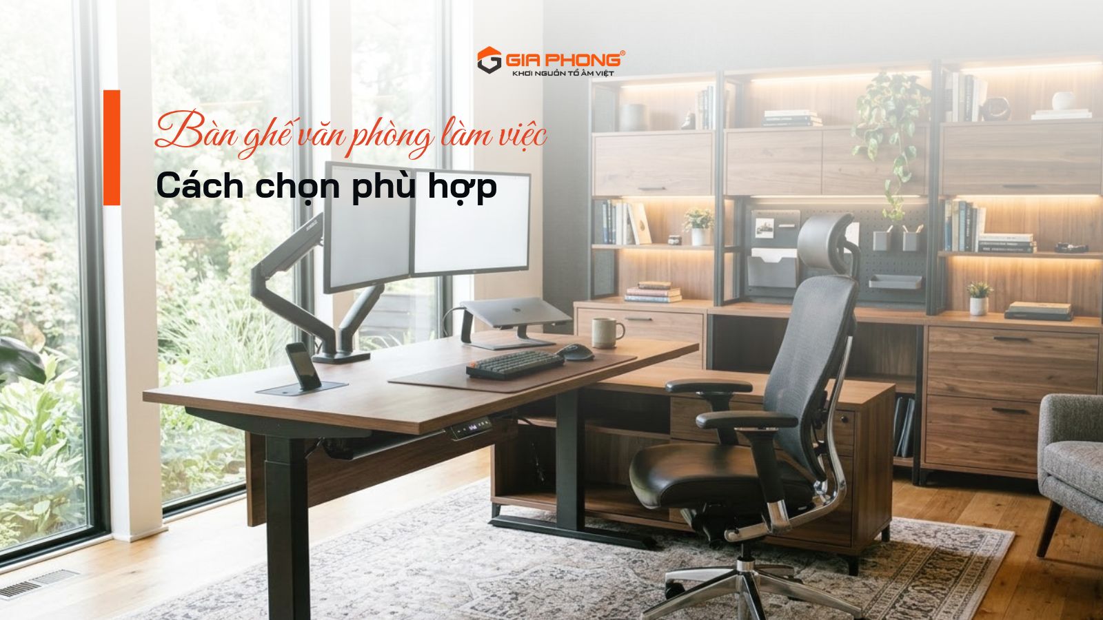 Bàn ghế văn phòng làm việc: Cách chọn phù hợp