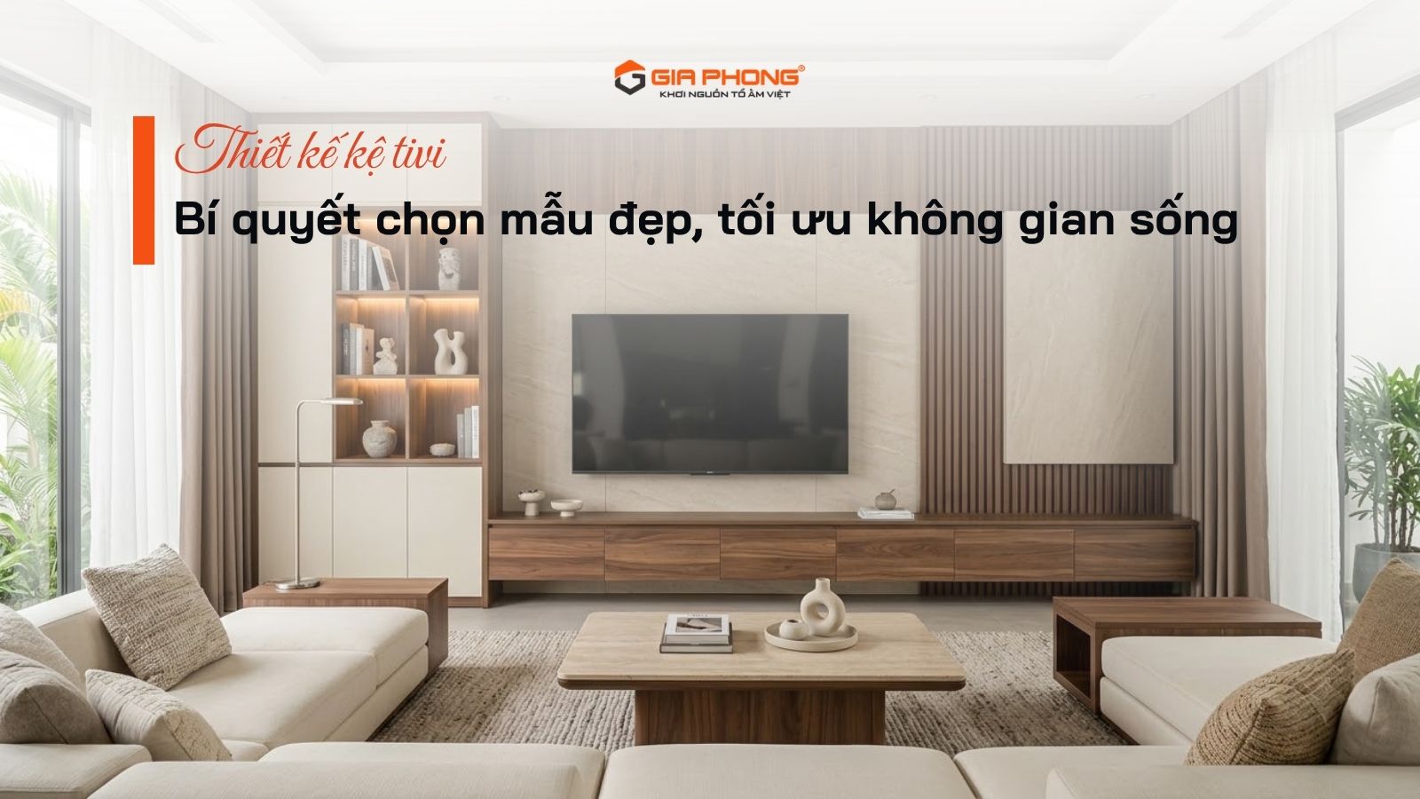 Thiết kế kệ tivi: Bí quyết chọn mẫu đẹp, tối ưu không gian sống - 1
