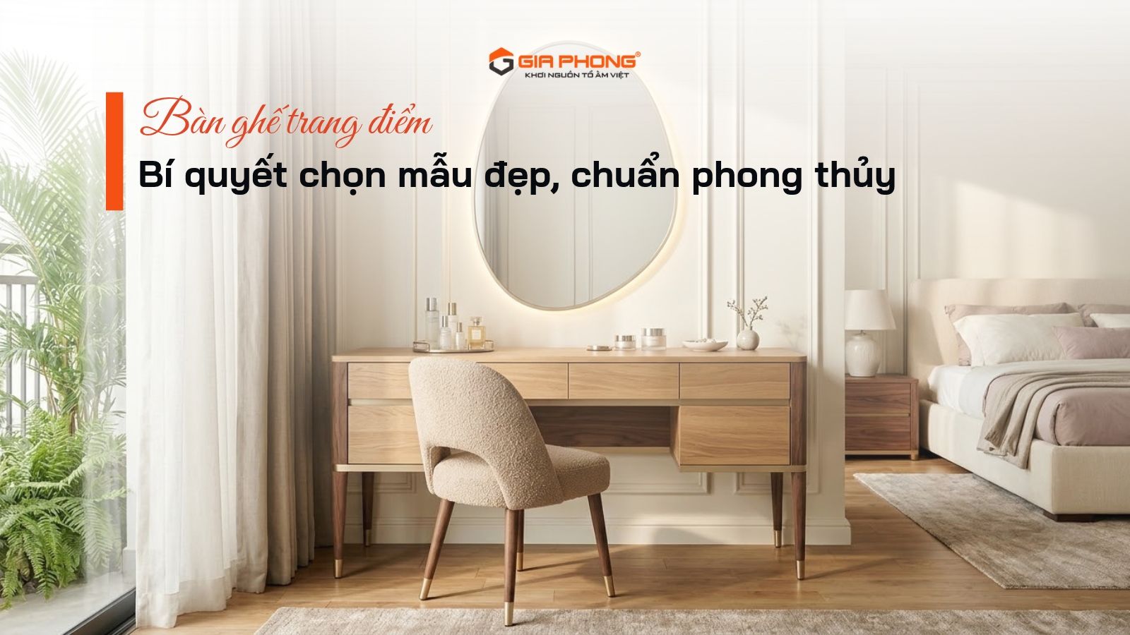 Hướng Dẫn Cách Chọn Bàn Ghế Trang Điểm Chuẩn Thiết Kế - 1