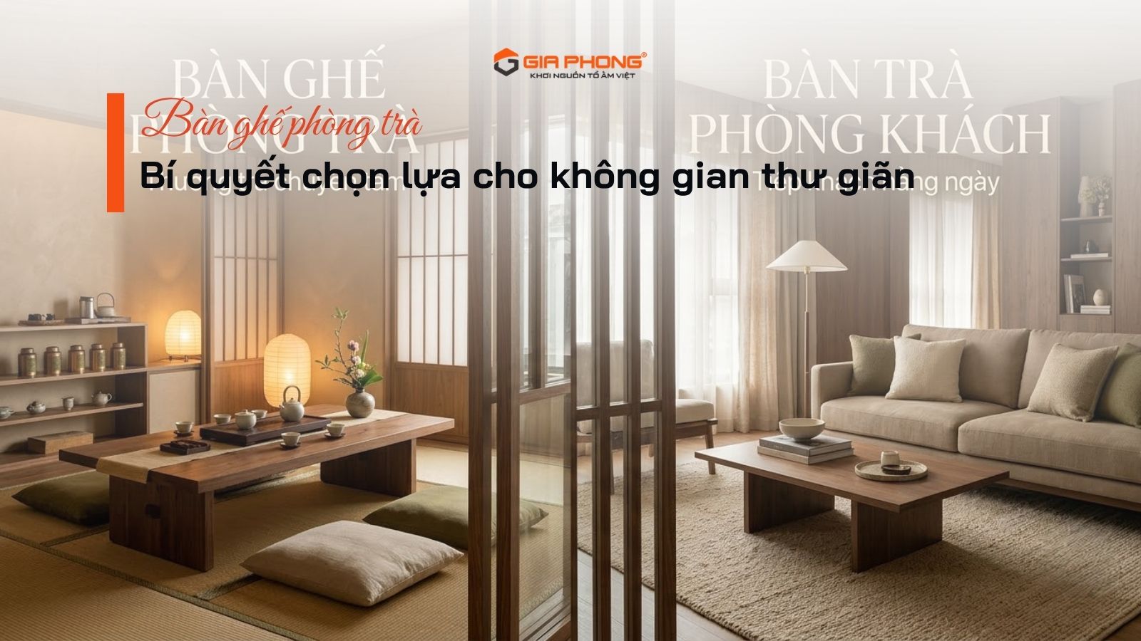 Bàn ghế phòng trà: Bí quyết chọn lựa cho không gian thư giãn - 1