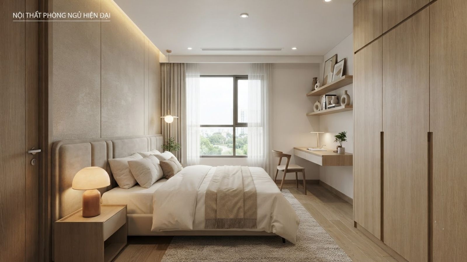 Lựa chọn nội thất chất lượng, thiết kế đồng bộ giúp phòng ngủ tiện nghi, thẩm mỹ và tối ưu diện tích sử dụng